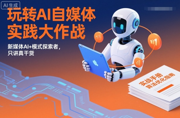 玩转AI自媒体实践大作战，新媒体AI+模式探索者，只讲真干货-资源宝库