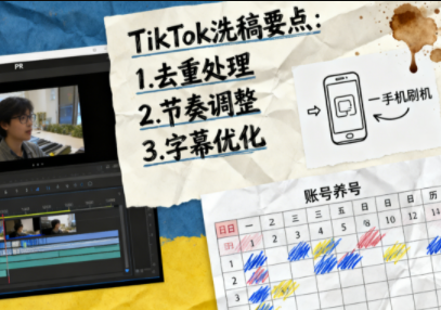 TikTok洗稿剪辑全流程课-资源宝库