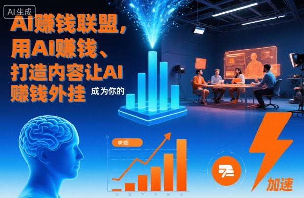 AI賺钱联盟，用AI賺钱、打造内容让AI成为你的賺钱外挂-资源宝库