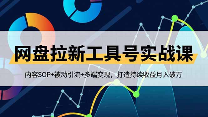 网盘拉新工具号实战课，内容SOP+被动引流+多端变现，打造持续收益月入破万-资源宝库