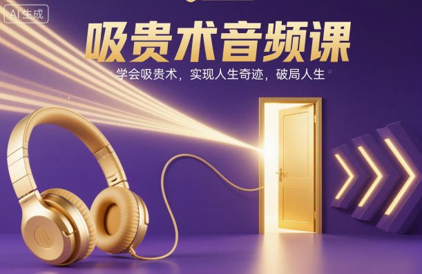 吸贵术音频课，学会吸贵术，实现人生奇迹，破局人生-资源宝库