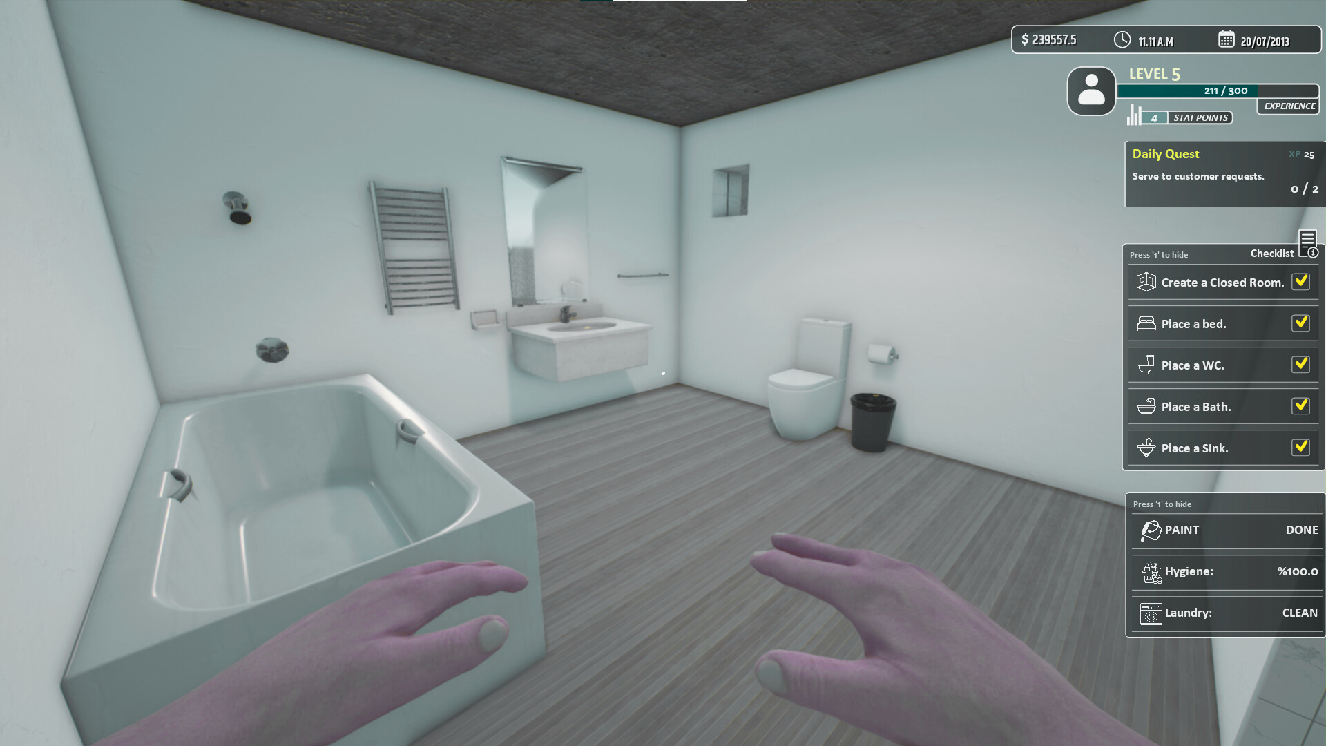 《酒店老板模拟器/Hotel Owner Simulator》PC中文版下载-含Build.18948595-资源宝库