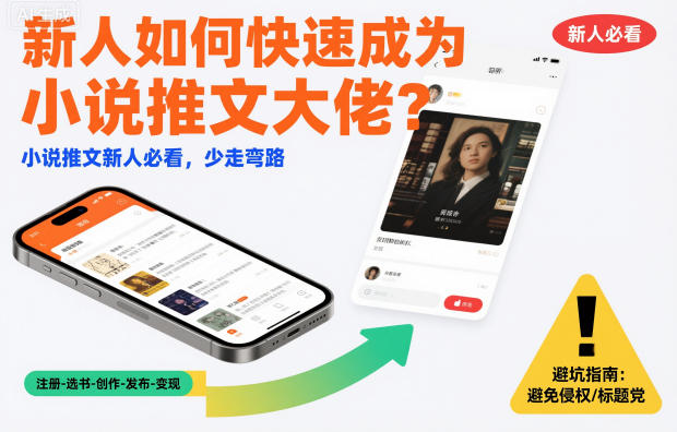 新人如何快速成为小说推文大佬？小说推文新人必看，少走弯路-资源宝库
