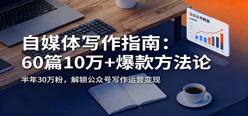 自媒体写作指南：60篇10万+爆款方法论，半年30万粉，解锁公众号写作运营变现-资源宝库