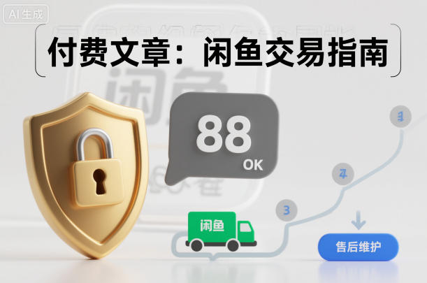 付费文章：闲鱼交易指南，怎么才能降低被坑被马扁的概率-资源宝库