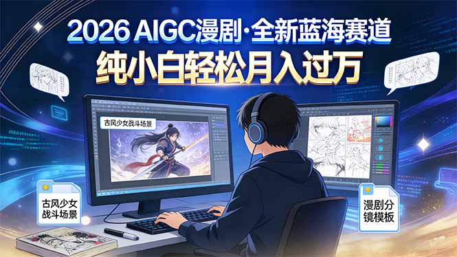 2026年全新蓝海赛道,纯小白轻松月入过万-资源宝库