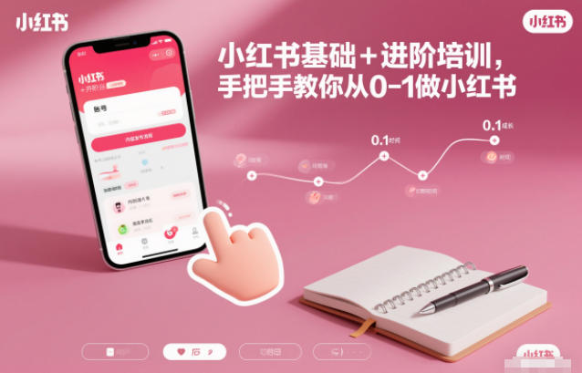 小红书基础+进阶培训，手把手教你从0-1做小红书-资源宝库
