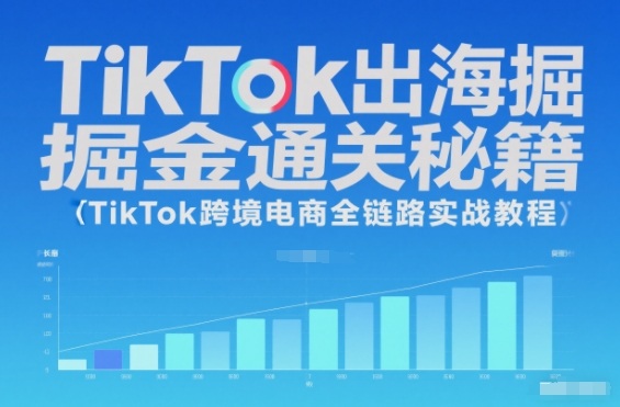 TikTok出海掘金通关秘籍，TikTok跨境电商全链路实战教程-资源宝库