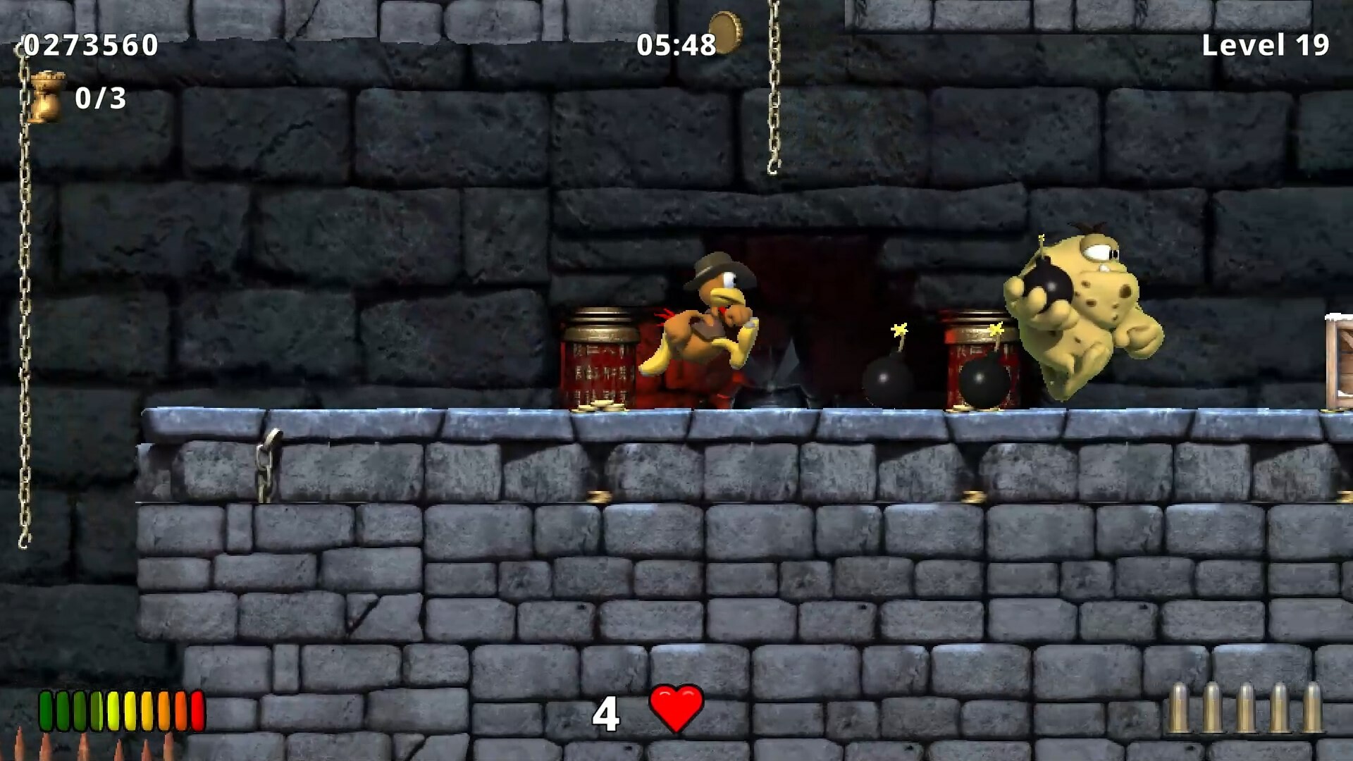 《怪鸡历险记 Moorhuhn Jump and Run Traps and Treasures》Switch英日文版NSZ下载-资源宝库