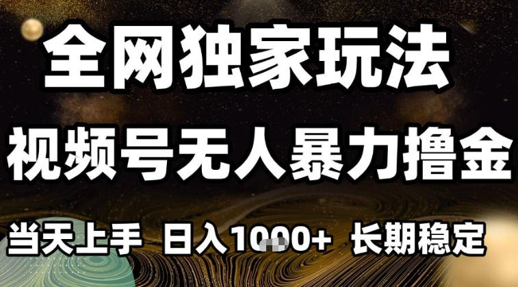 年底最新独家视频号无人直播撸礼物,小白也能轻松日入1k+,长期稳定,可批量复制【揭秘】-资源宝库