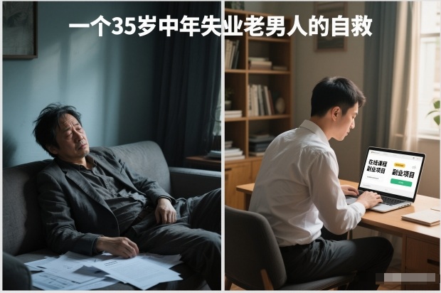 付费文章:一个35岁中年失业老男人的自救-资源宝库
