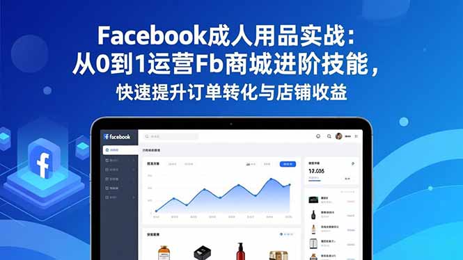 Facebook成人用品实战:从0到1运营Fb商城进阶技能,快速提升订单转化与店铺收益-资源宝库