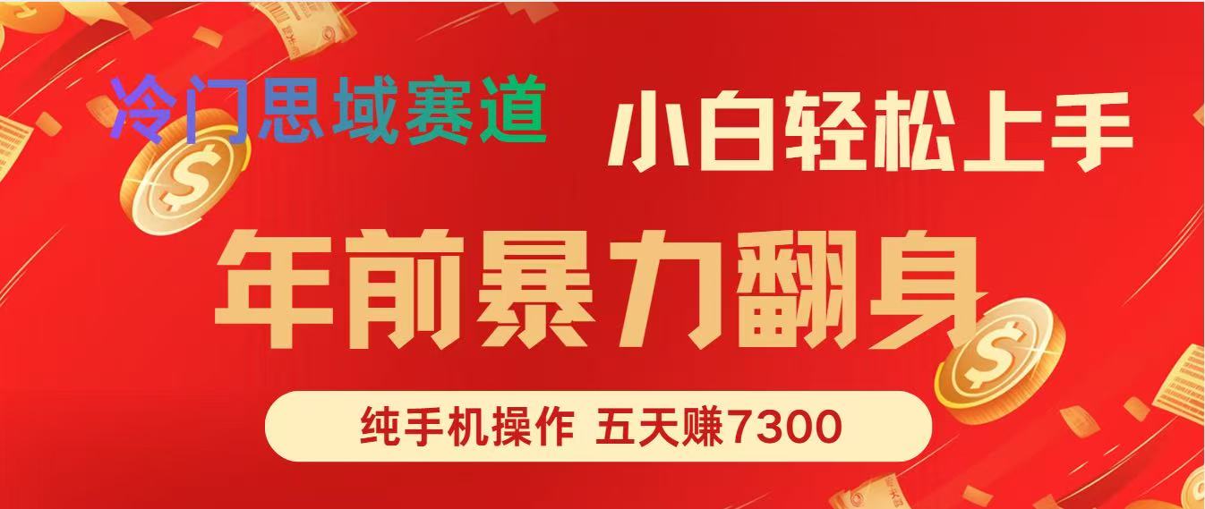 年前爆火项目，5天赚了7300-资源宝库
