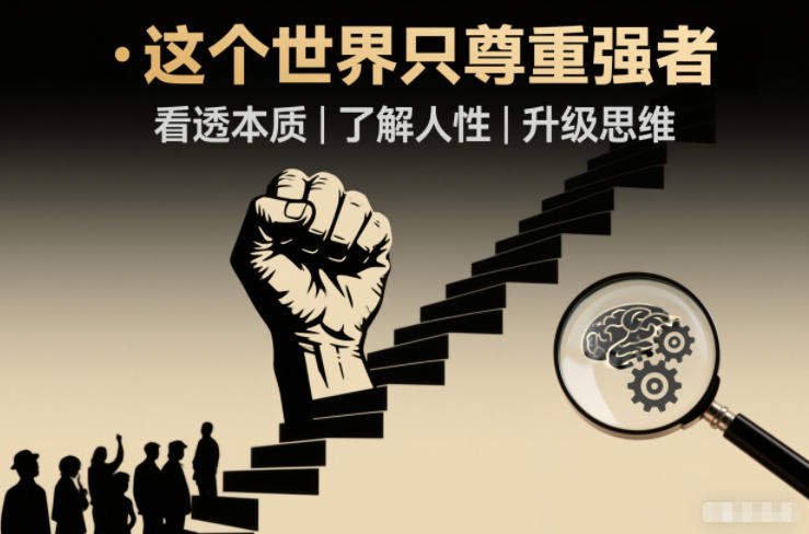 开悟1.0:这个世界只尊重强者,看透本质-了解人性-升级思维-资源宝库