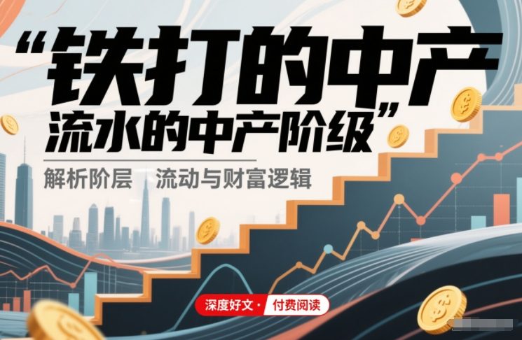 付费文章:铁打的中产,流水的中产阶级-资源宝库
