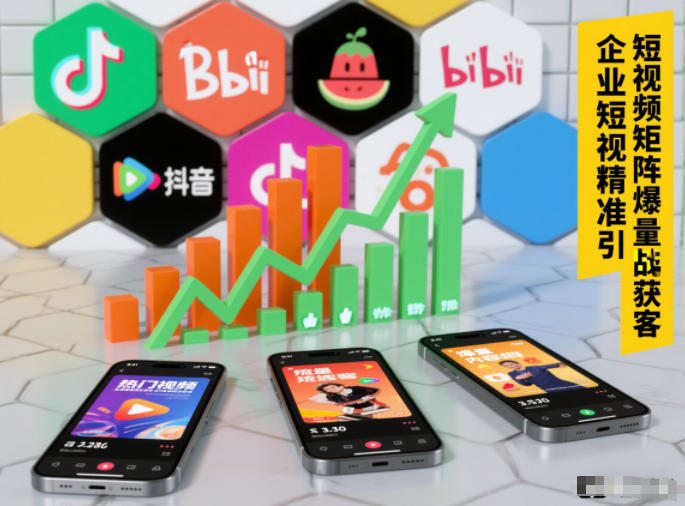 企业短视频精准引流矩阵获客，短视频矩阵爆量战法-资源宝库