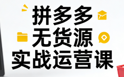 子枫老师·拼多多无货源实战运营课(更新12月)-资源宝库
