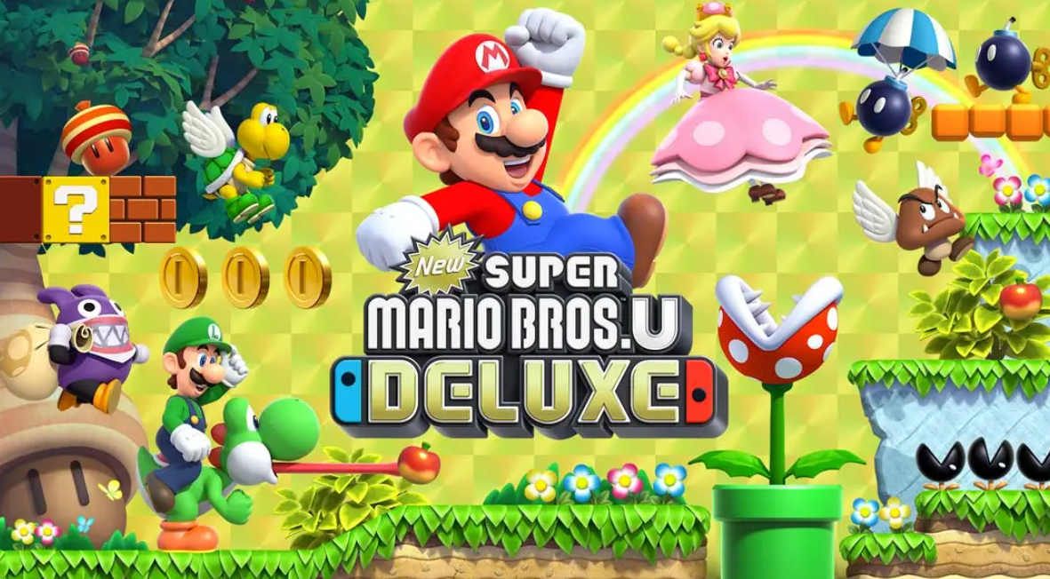《新超级马里奥兄弟U 豪华版 New Super Mario Bros. U Deluxe》Switch中文版NSP下载 – 含1.0.2补丁-资源宝库