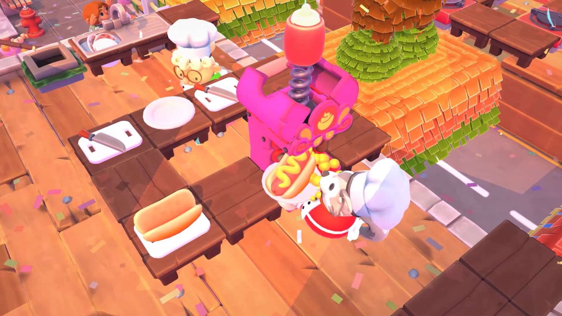 《煮糊了2 分手厨房2 Overcooked2》Switch美版中文版NSP下载 – 含1.0.19补丁+5DLC-资源宝库