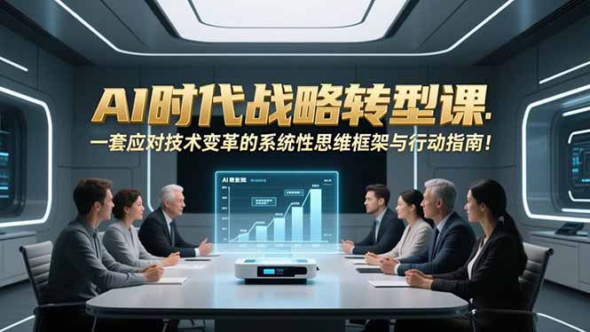 AI时代战略转型课:一套应对技术变革的系统性思维框架与行动指南!-资源宝库