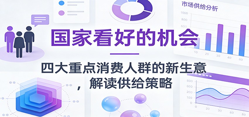 公众号付费文章：国家看好的机会，四大重点消费人群的新生意，解读供给策略-资源宝库
