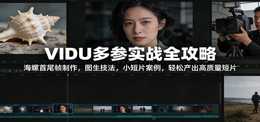 VIDU多参实战全攻略：海螺首尾帧制作，图生技法，小短片案例，轻松产出高质量短片-资源宝库