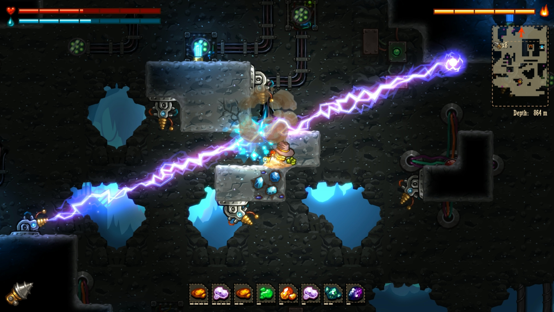 《蒸汽世界:挖掘 SteamWorld Dig》Switch英文版NSP下载 – 含1.12.0补丁-资源宝库