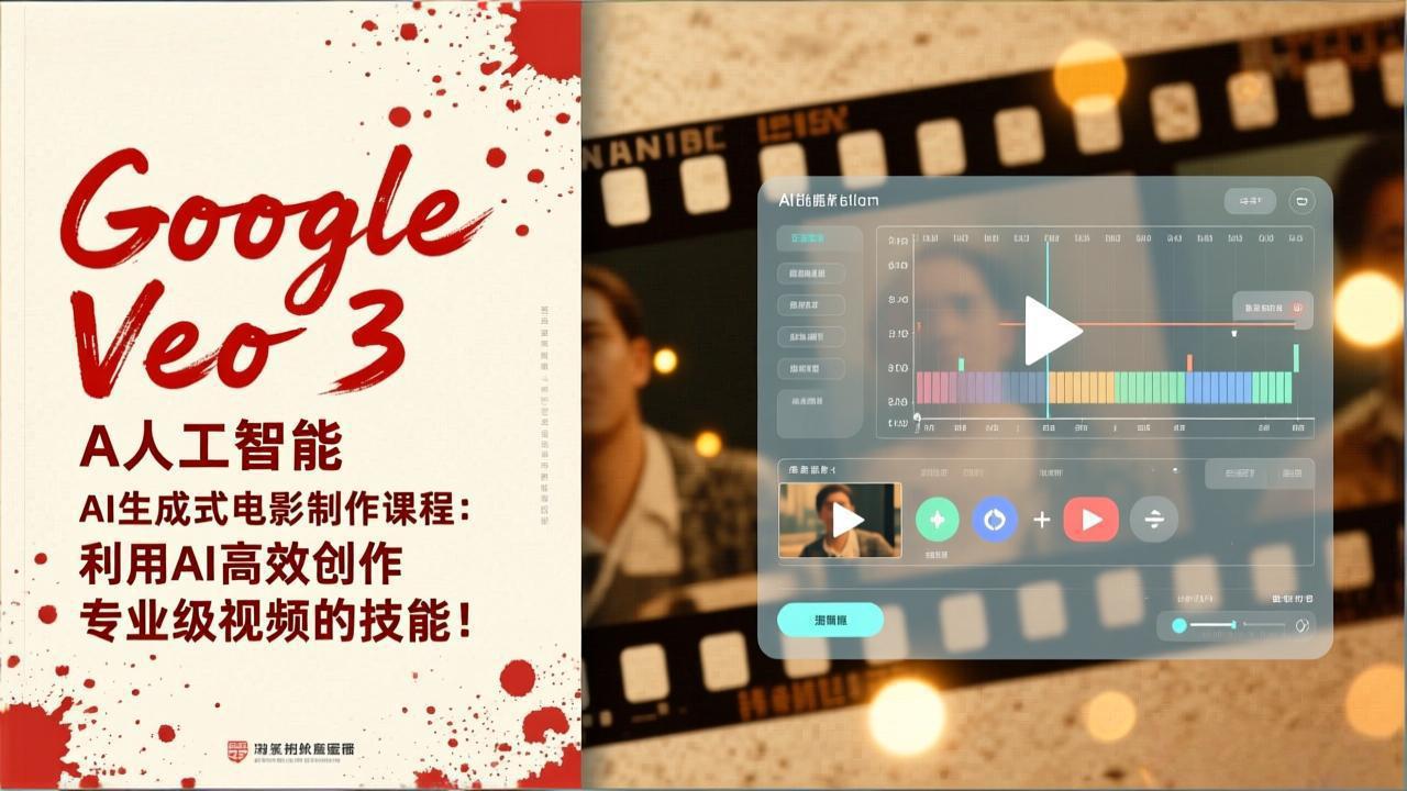 Google Veo 3人工智能AI生成式电影制作课程：利用AI高效创作专业级视频的技能！-资源宝库