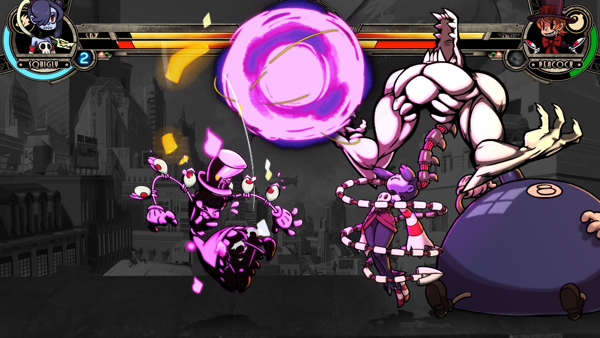 《骷髅女孩:二度返场 Skullgirls: 2nd Encore》Switch美版英文NSP下载 – 含1.0.11补丁+5DLC-资源宝库