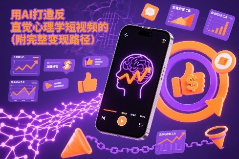 用AI打造“反直觉”心理学短视频的流量密码(附完整变现路径)-资源宝库