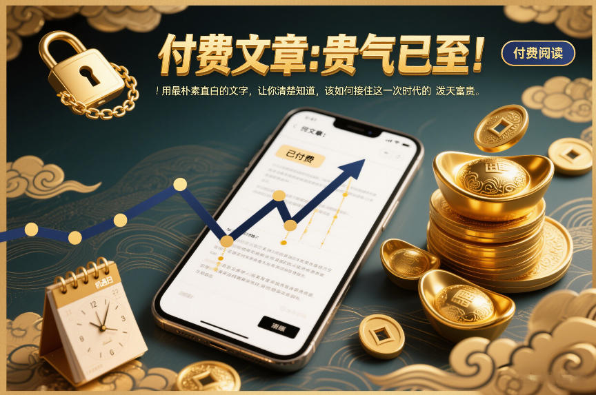 付费文章：贵气已至！用最朴素直白的文字，让你清楚知道，该如何接住这一次时代的泼天富贵-资源宝库