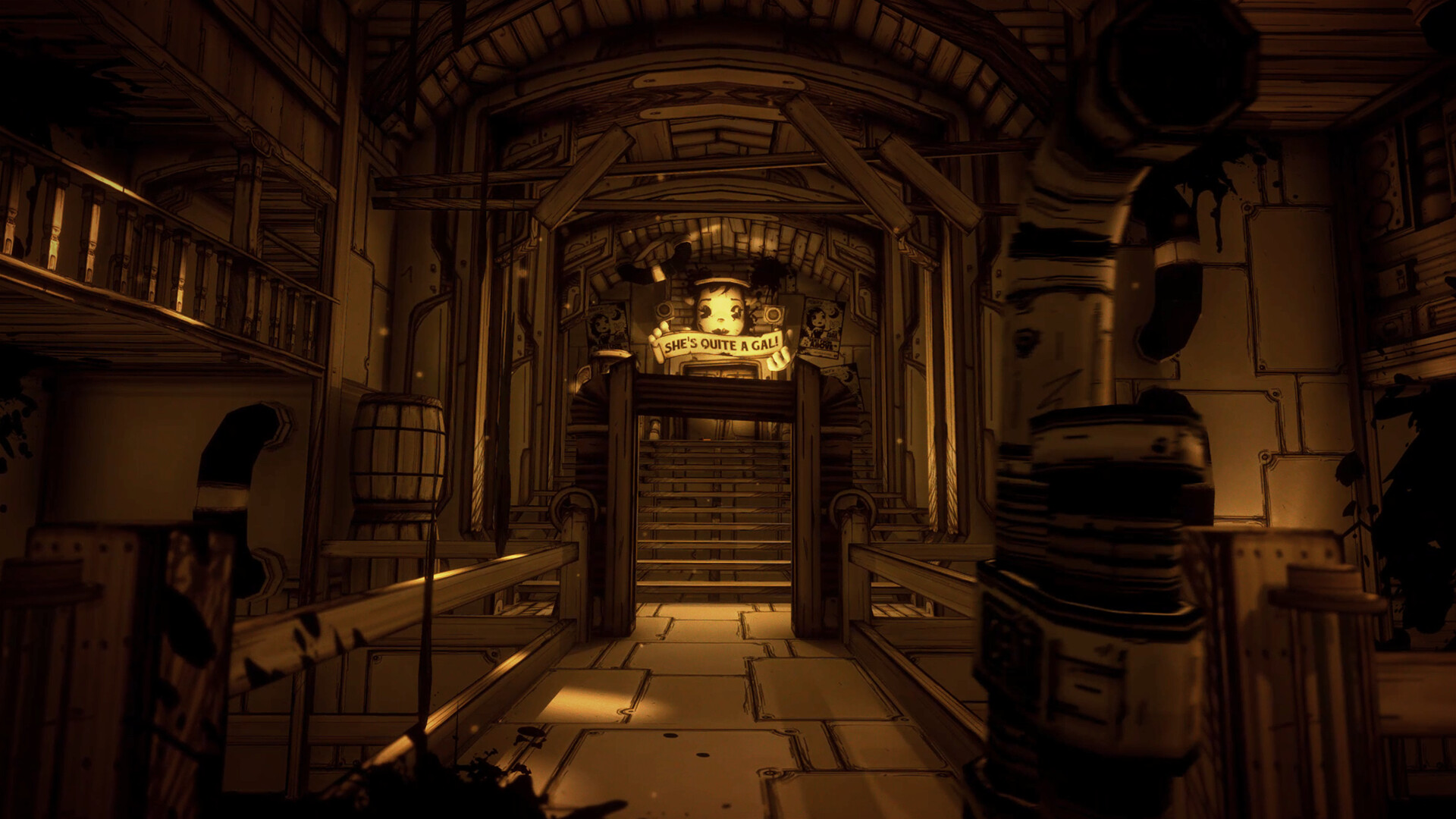 《班迪与墨水机器 Bendy and the Ink Machine》Switch美版中文NSZ下载 – 含2.0.2a补丁-资源宝库