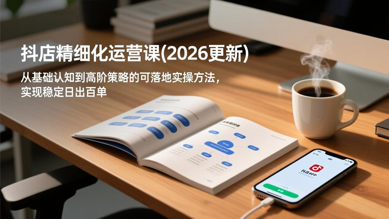 抖店精细化运营课(2026更新-资源宝库