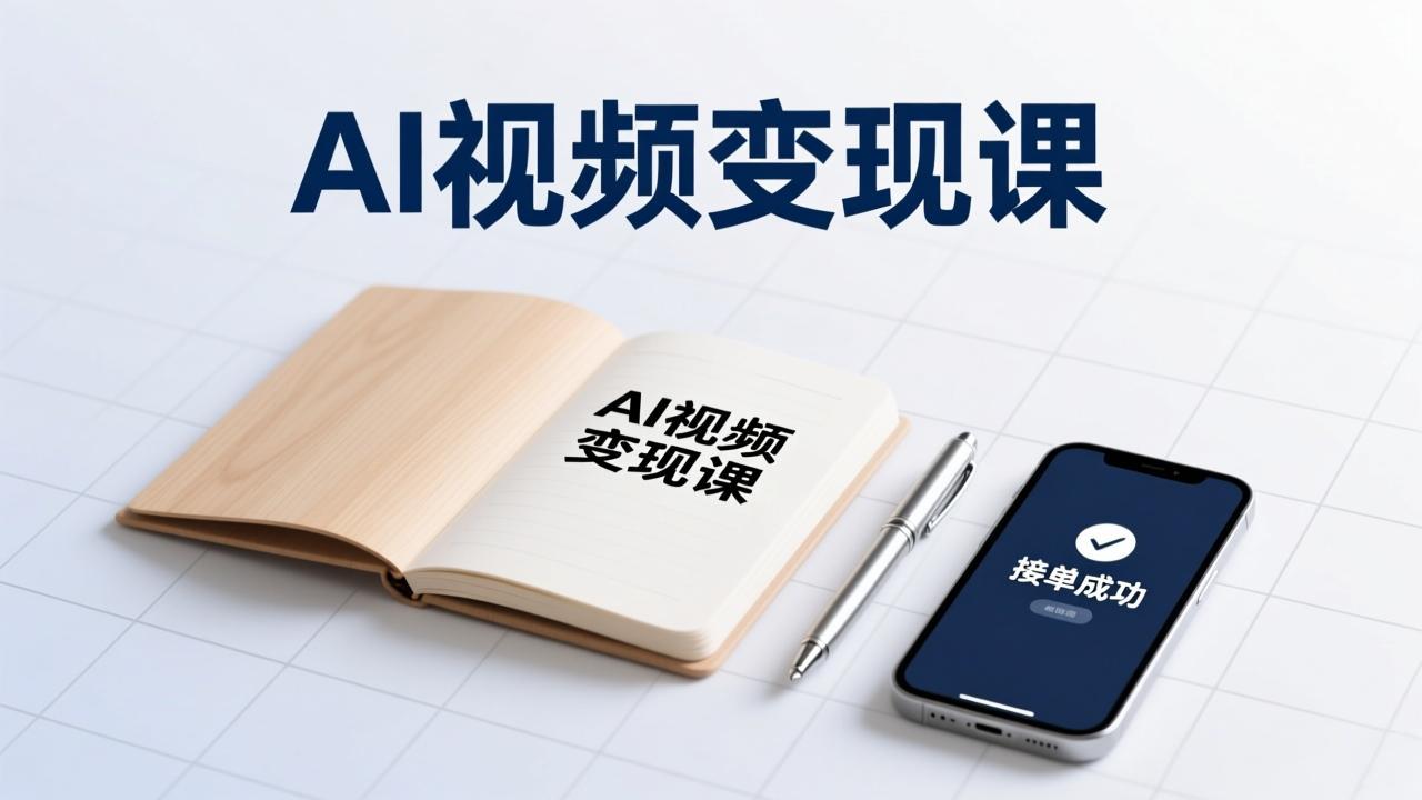 AI视频变现课,学完即可创作短片、接商单,实现副业增收,单项目报价可达千元-资源宝库