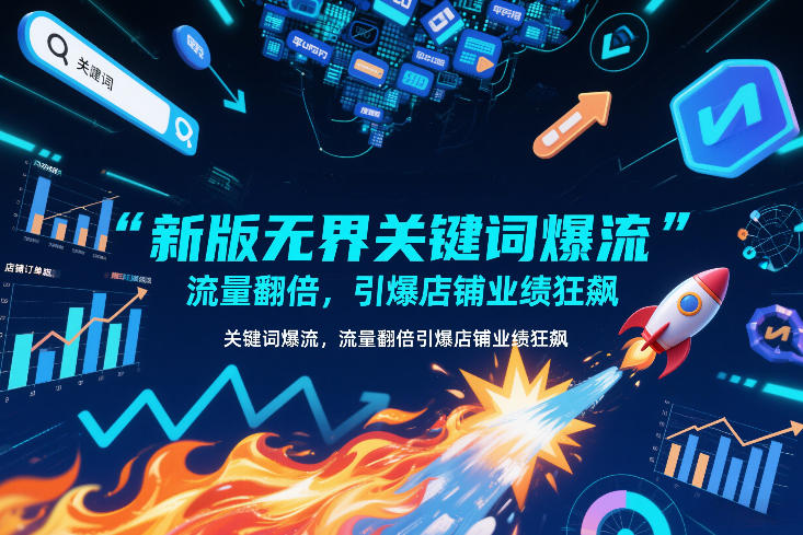 新版无界关键词爆流,流量翻倍,引爆店铺业绩狂飙-资源宝库