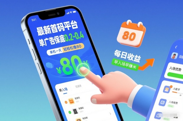 最新首码平台,单广告保底0.2-0.4,单机一天轻松撸80,早入场早賺米【揭秘】-资源宝库