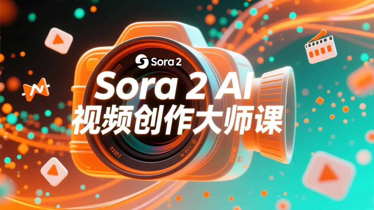 如何利用Sora 2创建流行AI人工智能视频大师班教程:掌握创作全流程,产出百万播放内容-资源宝库