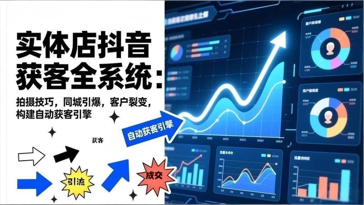 2026实体店抖音获客全系统:拍摄技巧,同城引爆,客户裂变,构建自动获客引擎-资源宝库