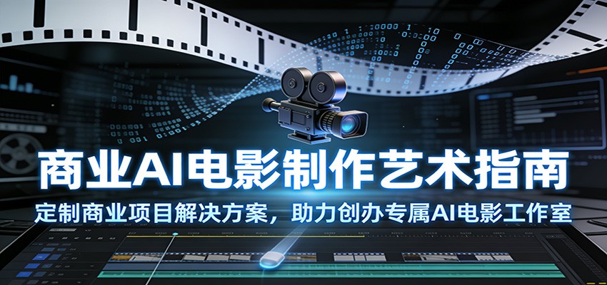 商业AI电影制作艺术指南:定制商业项目解决方案,助力创办专属AI电影工作室-资源宝库