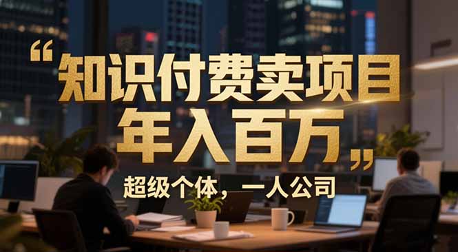 从0到年入百万：超级个体实战心得公开，个人IP×精准引流×成交系统全拆解-资源宝库