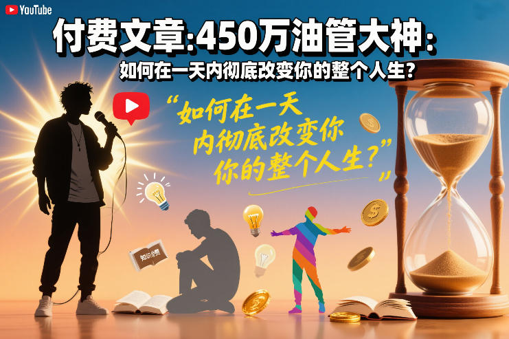 付费文章:450万油管大神:如何在一天内彻底改变你的整个人生?-资源宝库