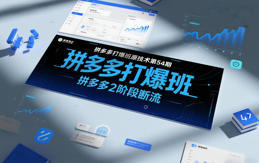 拼多多打爆班原创技术第54期,拼多多2阶段断流-资源宝库