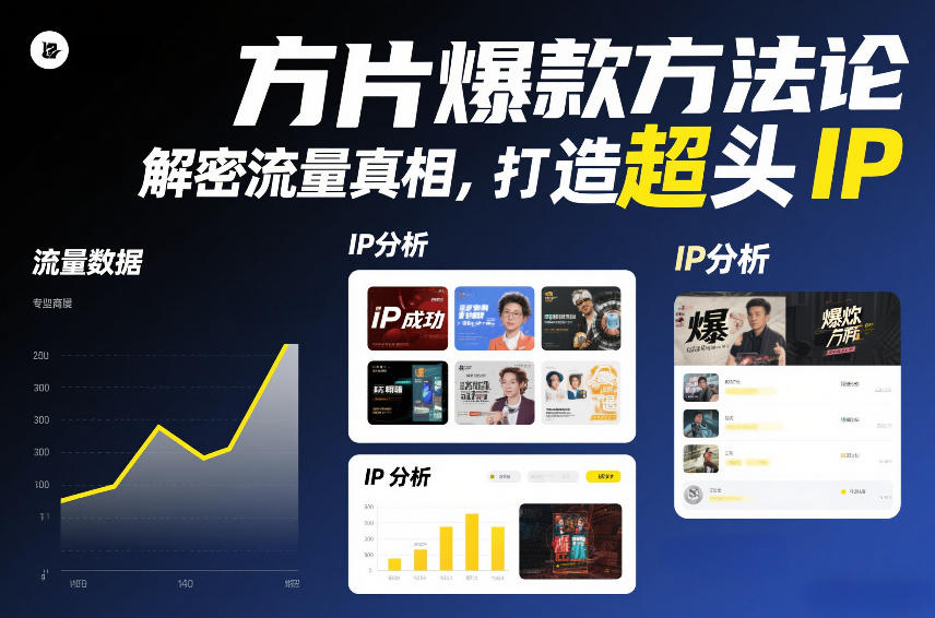 方片爆款方法论，解密流量真相，打造超头IP-资源宝库