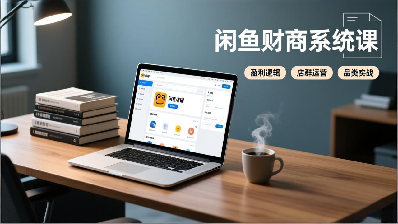 闲鱼财商系统课:从盈利逻辑、店群运营到品类实战,实现稳定月入过万-资源宝库