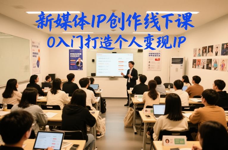 新媒体IP创作线下课，0入门打造个人变现IP-资源宝库