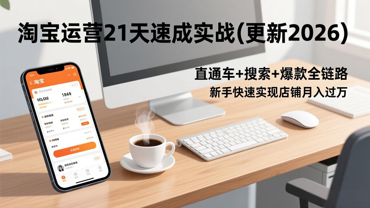 淘宝运营21天速成实战(更新2026-资源宝库