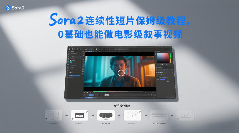 Sora2连续性短片保姆级教程,0基础也能做电影级叙事视频-资源宝库