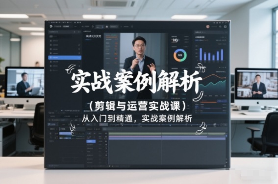 剪辑与运营实战课，从入门到精通，实战案例解析(更新2026)-资源宝库