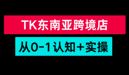 TikTok东南亚跨境从0-1认知实操课-资源宝库