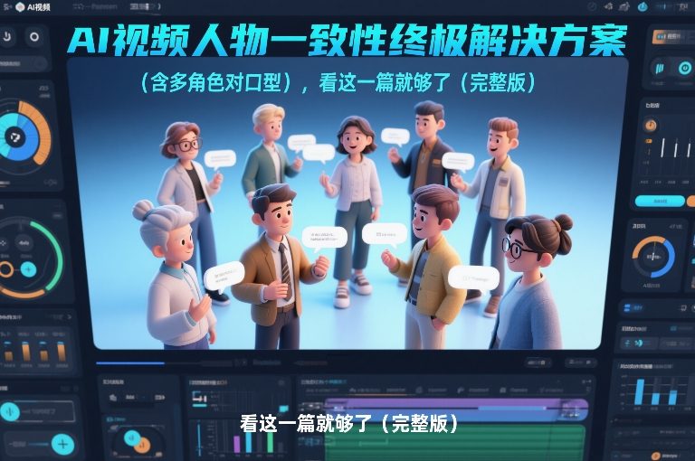 AI视频人物一致性终极解决方案(含多角色对口型),看这一篇就够了(完整版)-资源宝库
